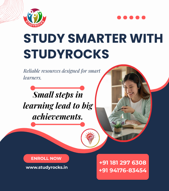 study smarter with studyrocks